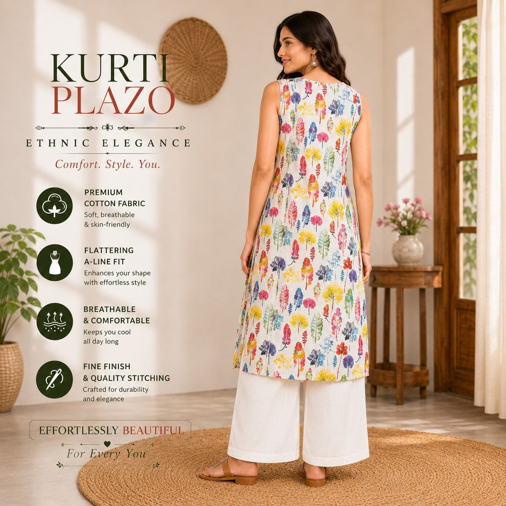 Kurti with Plazo