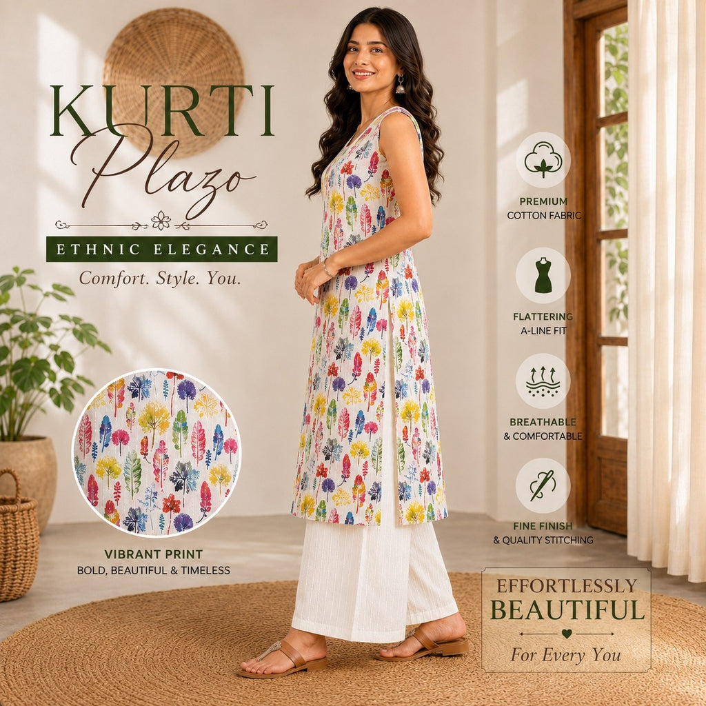 Kurti with Plazo