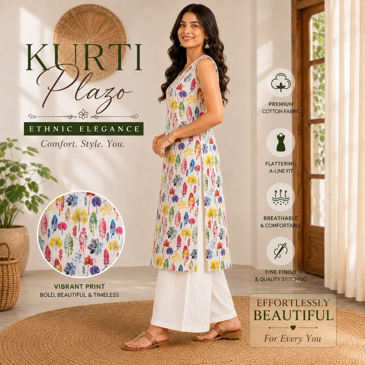 Kurti with Plazo