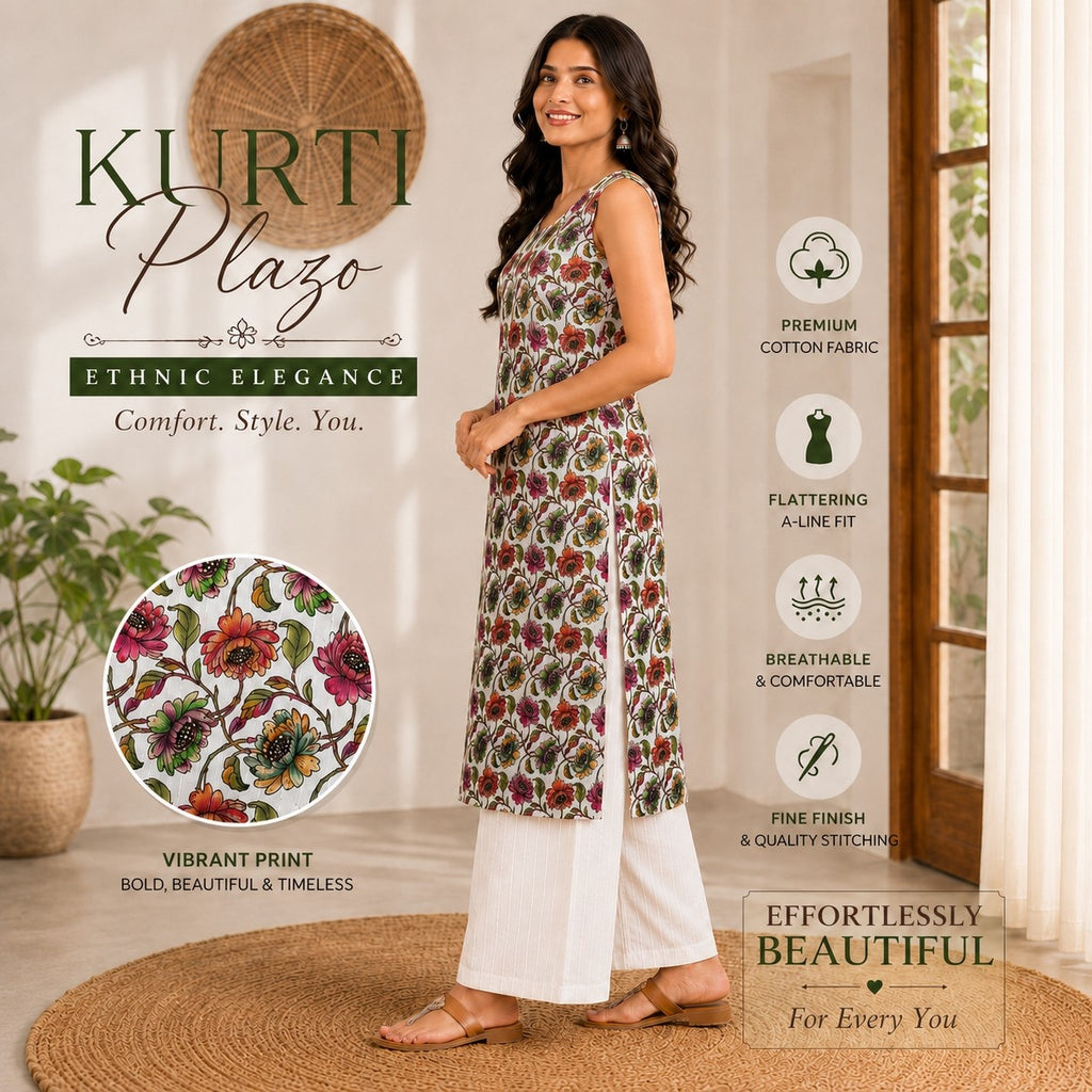 Kurti with Plazo