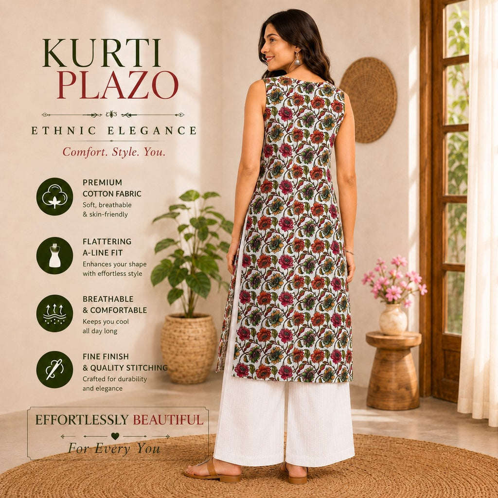 Kurti with Plazo